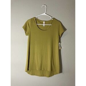 LuLaRoe Women's Classic Tee Size XXS Olive Green NWT Soft Stretch Knit Lounge